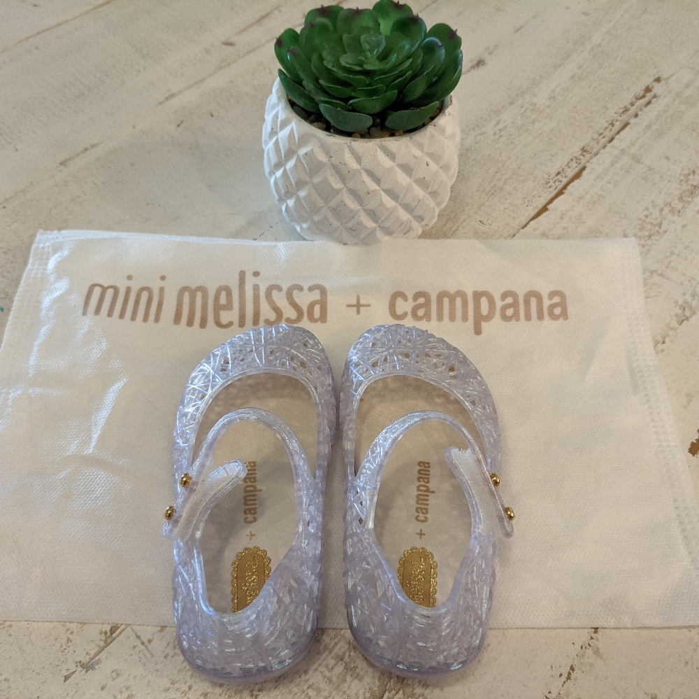 Mini Melissa Campana Zig Zag Toddler Shoes 6